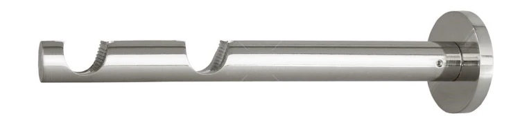 Wspornik METROPOLITAN efekt stali nierdzewnej podwójny 22 cm fi 16/19 mm IMPULSO / BOJANEK