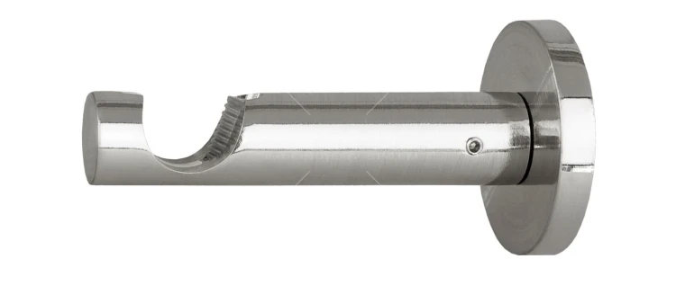 Wspornik METROPOLITAN efekt stali nierdzewnej pojedynczy 10 cm fi 16/19 mm IMPULSO / BOAJNEK