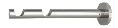 Wspornik METROPOLITAN efekt stali nierdzewnej podwójny 22 cm fi 16/19 mm IMPULSO / BOJANEK