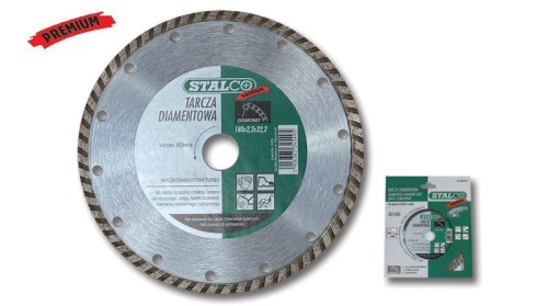 Tarcza diamentowa turbo "PREMIUM" 230mm S-29423