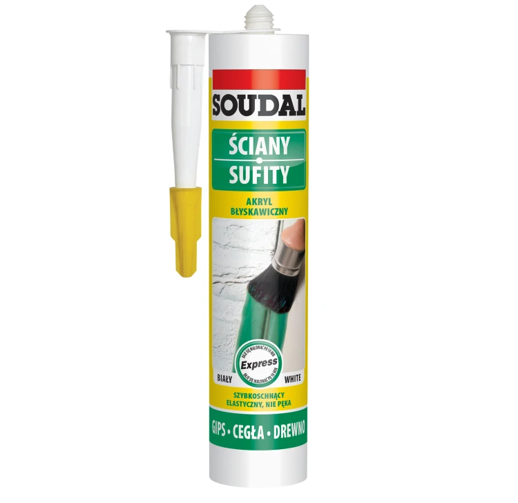 Akryl błyskawiczny Soudal EXPRESS biały 280 ml