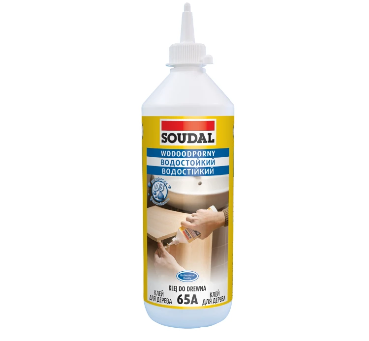 Klej wodoodporny do drewna SOUDAL 65A