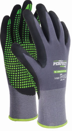 Rękawice nylonowe NITRILE FLEX DOTS