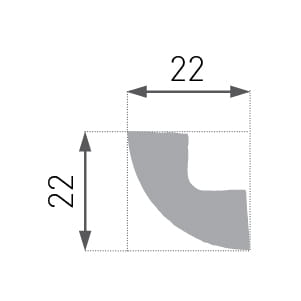 Listwa Dekoracyjna MARBET E1 200 cm