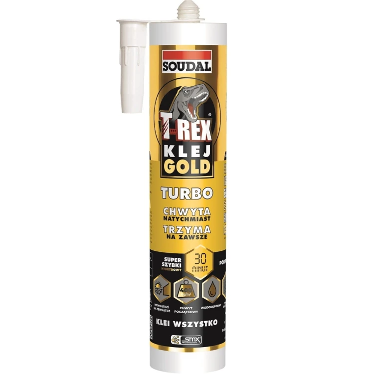 Klej montażowy T-REX GOLD Turbo SOUDAL