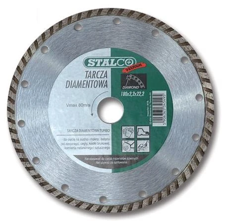 Tarcza diamentowa turbo "PREMIUM" 230mm S-29423